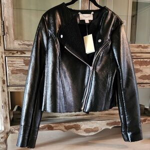NWT Michael Kors Moto Jacket Size M
